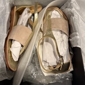 Lafayette 148 New York Macaroon Multi Leather Suede Shoes